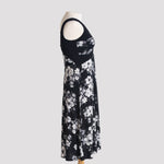 Ailana Dress in Black Hibiscus