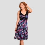 Ailana Dress in Purple Watercolor