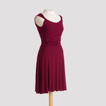 Audrey Dress in Burgundy