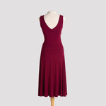 Milonga Dress in Burgundy