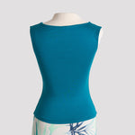 Shell Top in Green Teal