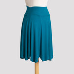 Short Petal Skirt in Green Teal